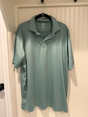 Rhoback Men's Polo in Seafoam Green